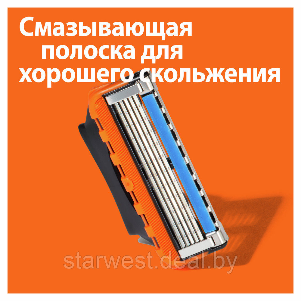 Gillette Fusion 5 Power 4 шт. Мужские сменные кассеты / лезвия для бритья - фото 7 - id-p211489416