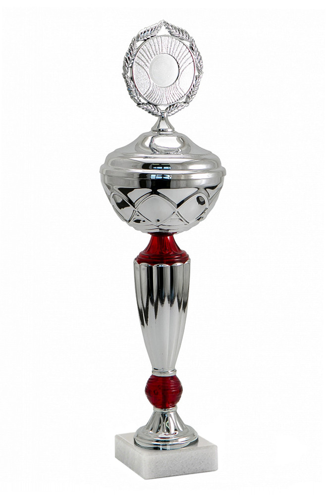 Кубок с крышкой "Мельбурн" на мраморной подставке высота 35 см, чаша 80 см арт. 001-230-80 КС80 - фото 1 - id-p211490126