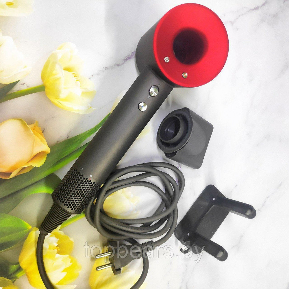 Профессиональный фен Super Hair Dryer 1600 Вт/ 3 режима скорости, 4 режима сушки, магнитная - фото 5 - id-p207133075