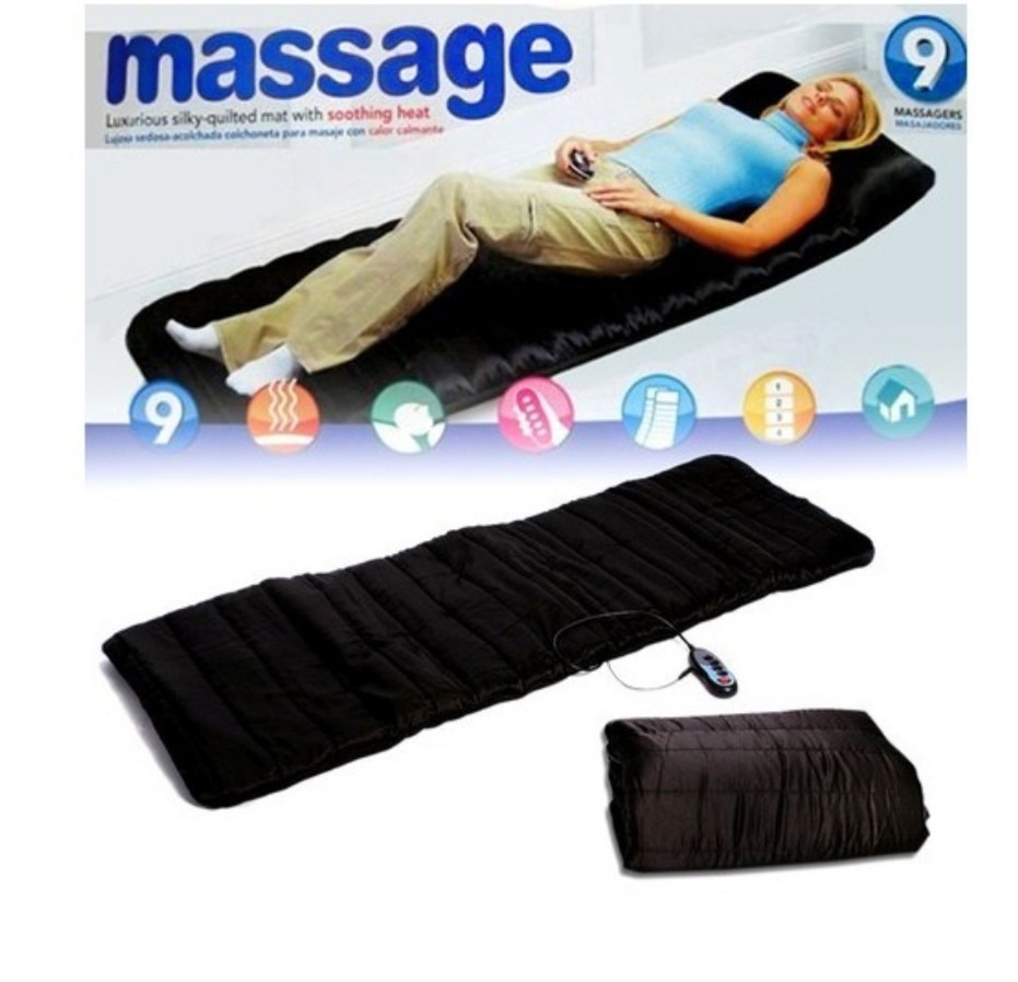 Массажный матрас (массажная кровать) 9 режимов, с функцией подогрева Massage luxurious silky-quilted mat with - фото 9 - id-p109389621