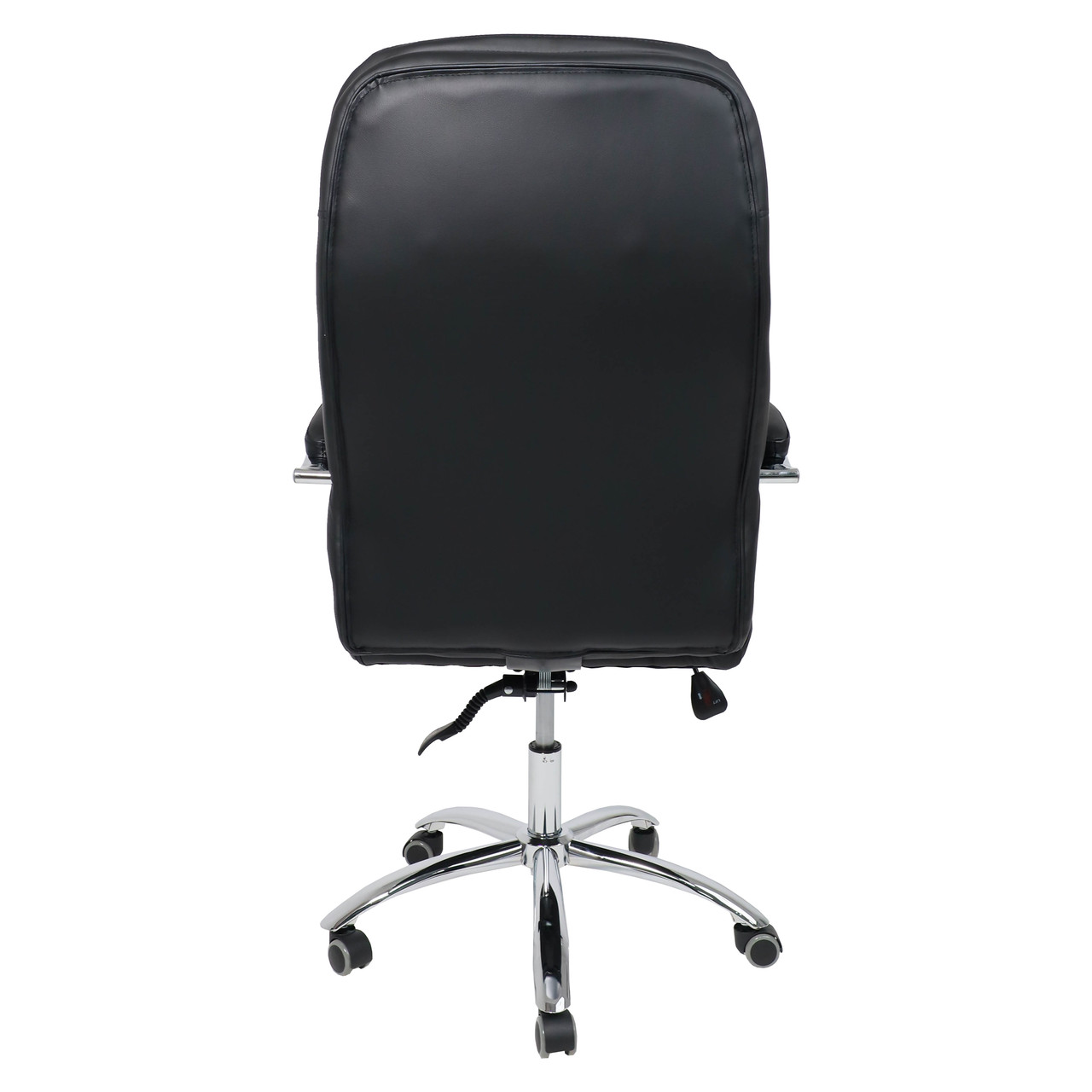 Кресло поворотное LEONARDO, натуральная кожа, чёрный - фото 5 - id-p211491312