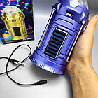 Раздвижной кемпинговый фонарь Colorful Magic c диско лампой и солнечной батареей SX-6888T / 3 вида свечения,, фото 6