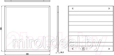 Панель светодиодная ЭРА SPO-6-36-4K-P-A / Б0047783 - фото 7 - id-p211496609