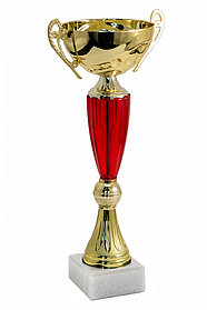 Кубок "Барселона"  на мраморной подставке высота 30 см, чаша 10 см    арт. 002-300-100