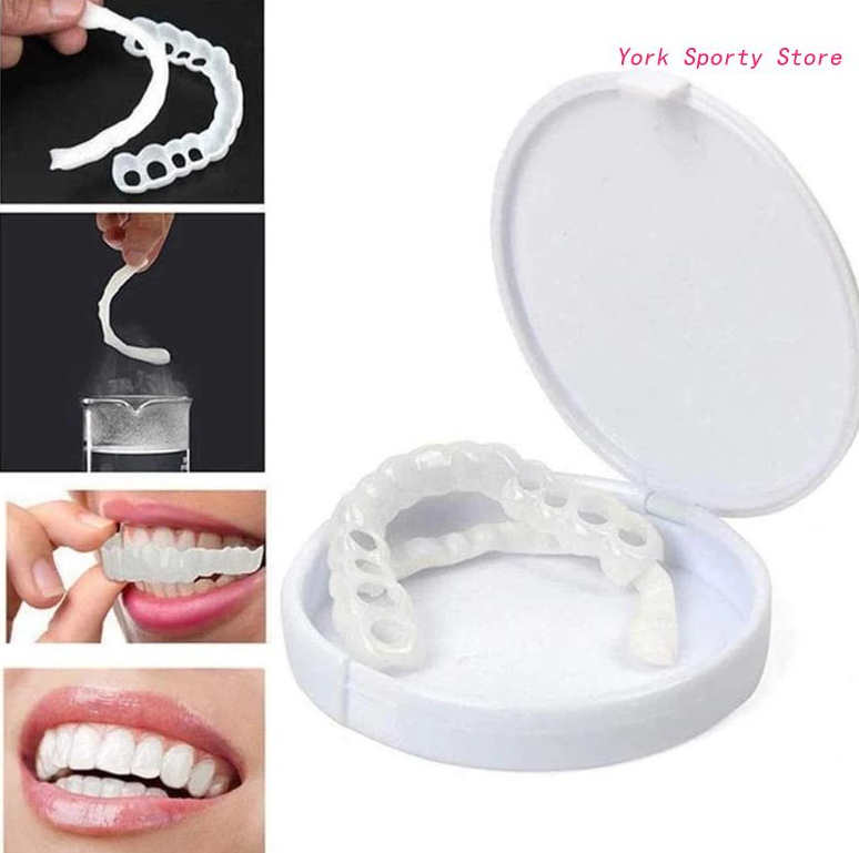Накладные виниры для зубов Snap-On Smile 2 штуки верх и низ - фото 3 - id-p211503115
