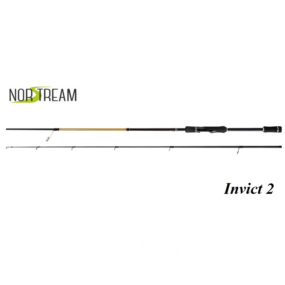 Удилище спиннинговое Norstream Invict 2 INS2-662UL 1.98 м тест: 1-7 г 105 г - фото 2 - id-p211488060