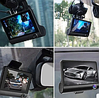 Видеорегистратор с тремя видеокамерами Video CarDVR Full HD 1080P, фото 2