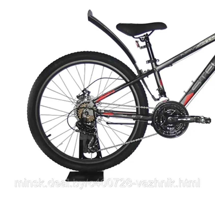 Велосипед Stels Navigator 400 MD 24 V010( серо-красный 2022) - фото 4 - id-p177171801