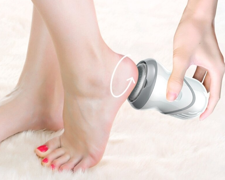 Аппарат по уходу за кожей стоп Wireless Portable Foot Sharpener S161 (2 режима работы, 3 насадки) / Пемза элек - фото 9 - id-p211503989