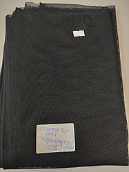 Сетка подкладочная черная 150 см (БРАК 0.55 М)