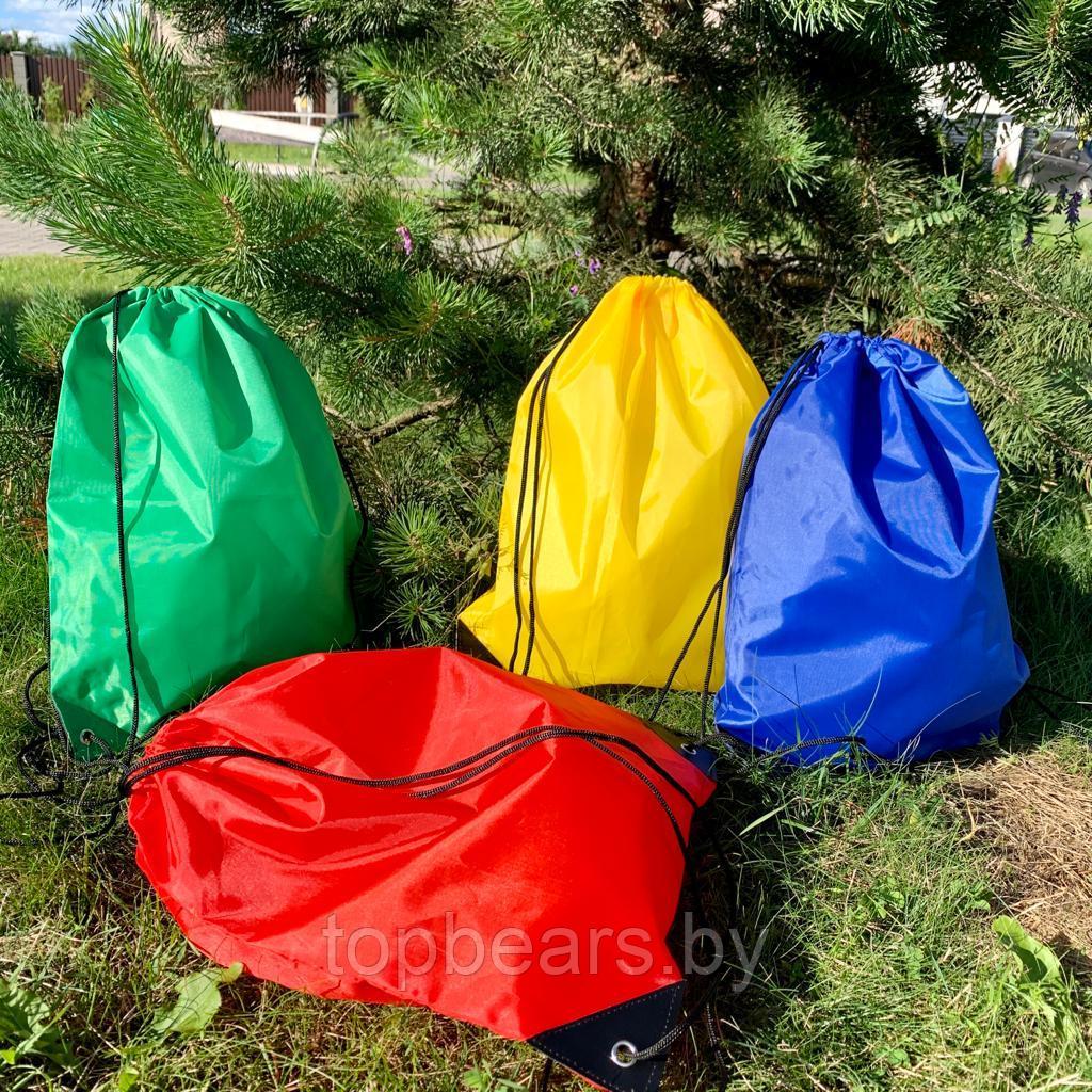 Рюкзак - мешок Tip для спортивной и сменной обуви / Компактный, сверхлегкий, усиленный Зеленый - фото 2 - id-p211504785