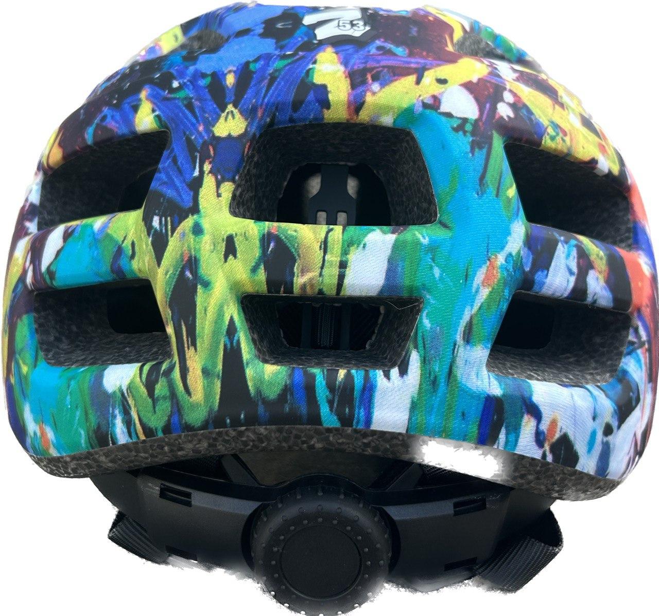 Шлем Z53 Graffiti детский, подростковый, для самоката, скейтборда, велосипеда с регулировкой размера - фото 3 - id-p145969325