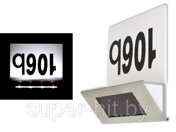 Табличка с номером дома с подсветкой SiPL - фото 2 - id-p211504377