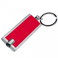 Брелок-фонарик красного цвета для нанесения логотипа