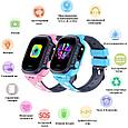 Детские умные часы Smart Baby Watch Y92 с GPS, камера, фонарик розовые, фото 3