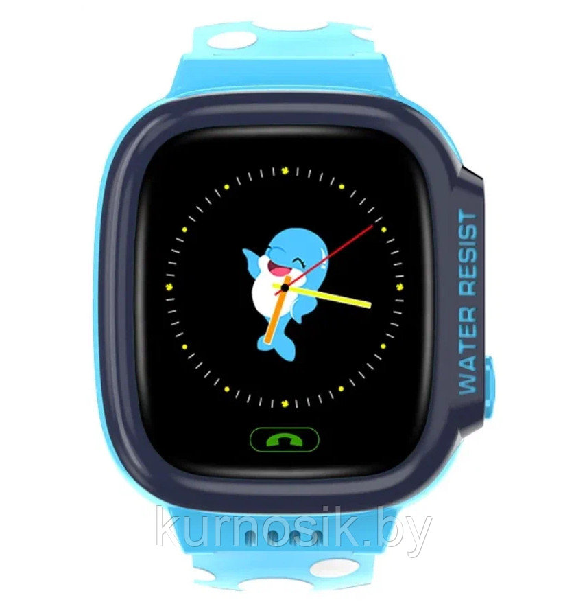 Детские умные часы Smart Baby Watch Y92 с GPS, камера, фонарик синие - фото 5 - id-p211513073