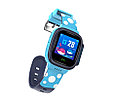 Детские умные часы Smart Baby Watch Y92 с GPS, камера, фонарик синие, фото 4