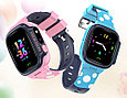 Детские умные часы Smart Baby Watch Y92 с GPS, камера, фонарик синие, фото 2