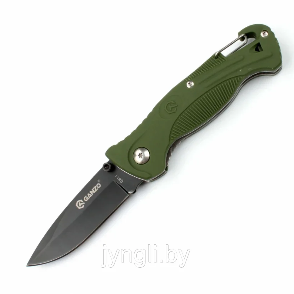 Нож складной Ganzo G611 (зеленый) - фото 1 - id-p211514077