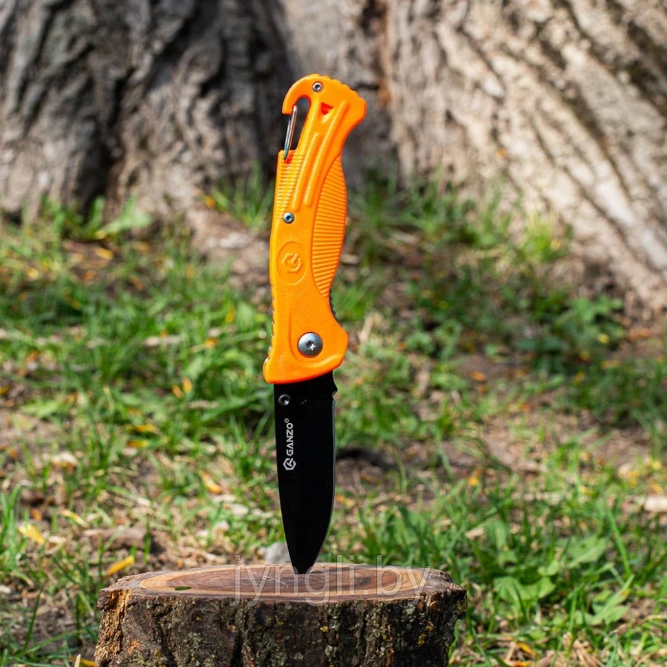 Нож складной Ganzo G611 (оранжевый) - фото 6 - id-p211514079