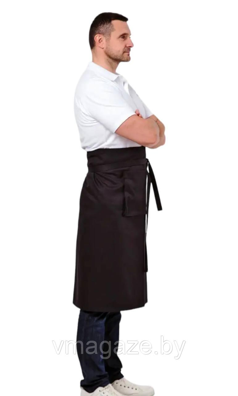 Фартук универсальный шеф-повара,повара(цвет черный) - фото 4 - id-p211520102