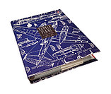Тетрадь на кольцах А5, 160 листов в клетку, ПВХ обложка "Конструктор", со сменным блоком, фото 2