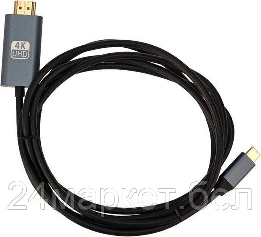 Кабель Rexant USB Type-C - HDMI 17-6402 (2 м, черный), фото 2
