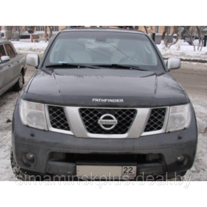 Дефлектор капота темный NISSAN PATHFINDER 2005-2010/NISSAN NAVARA 2005-2010, NLD.SNIPAT0412 194721 - фото 1 - id-p211520524