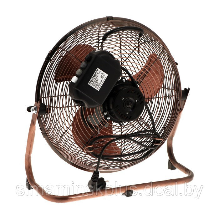 Вентилятор ENERGY ELEGANCE EN-1627, напольный, 45 Вт, 3 скорости, 30 см, цвет медь - фото 2 - id-p211521215