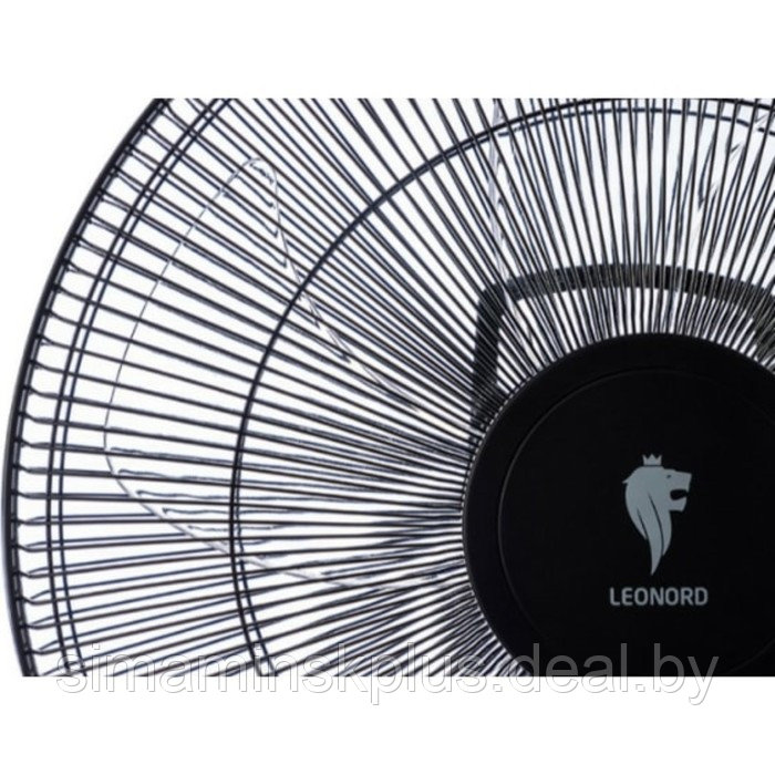Вентилятор Leonord LE-1603, напольный, 55 Вт, 3 скорости, пульт, чёрный - фото 7 - id-p211521217