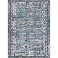 Ковёр прямоугольный Amatis 36887A, размер 83x150 см, цвет blue / l.grey