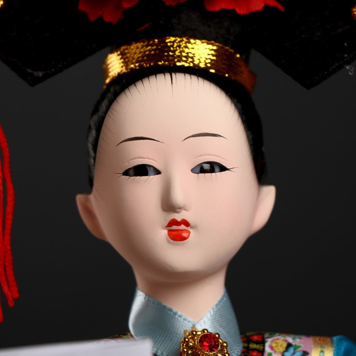 Кукла коллекционная "Китаянка в национальном платье с письмом" 32х12,5х12,5 см - фото 5 - id-p211522760