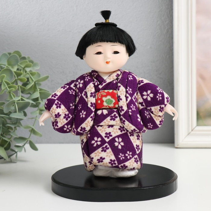 Кукла коллекционная "Маленькая девочка в красочном кимоно" МИКС 12,5х15х21 см - фото 2 - id-p211522763