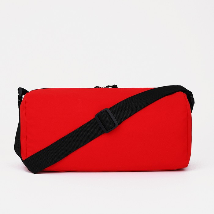Сумка спортивная на молнии, наружный карман, цвет красный - фото 2 - id-p211521031