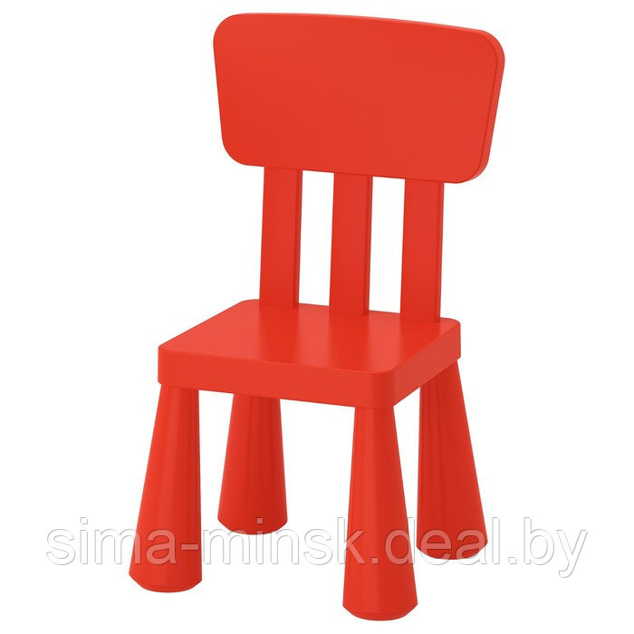 Детский стул МАММУТ, для дома и улицы, красный - фото 1 - id-p211522588