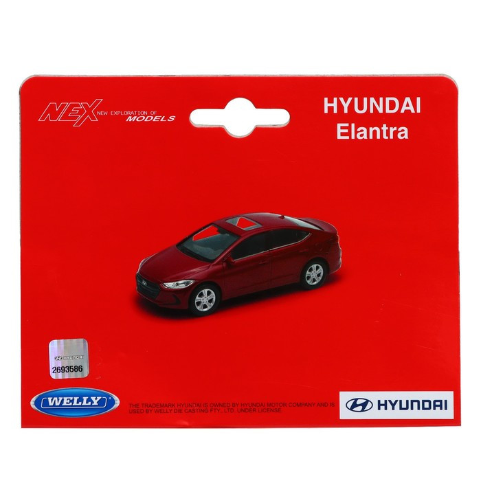 Модель машины Hyundai Elantra, масштаб 1:38 - фото 5 - id-p211522609
