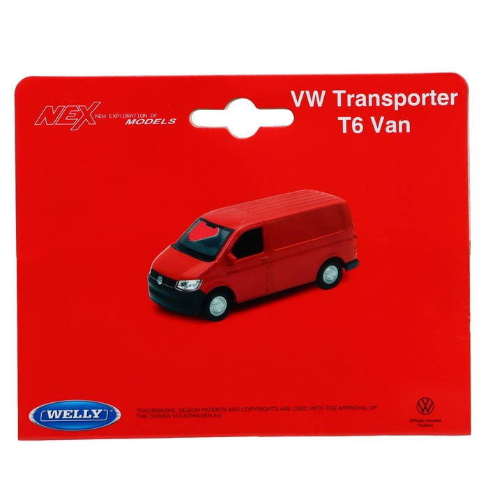 Модель машины Volkswagen Transporter T6 VAN, масштаб 1:38, МИКС - фото 5 - id-p211524054