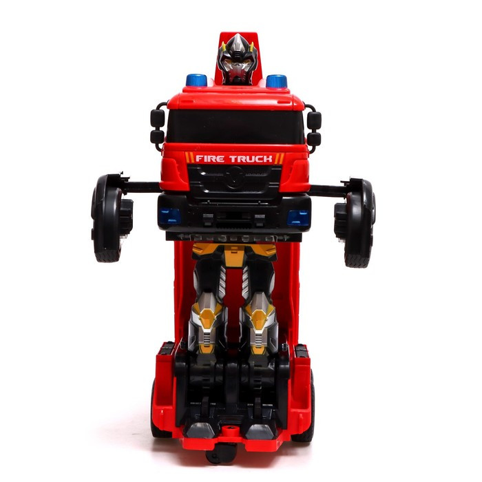 Робот радиоуправляемый «Пожарная машина», трансформируется, световые и звуковые эффекты - фото 6 - id-p211524113