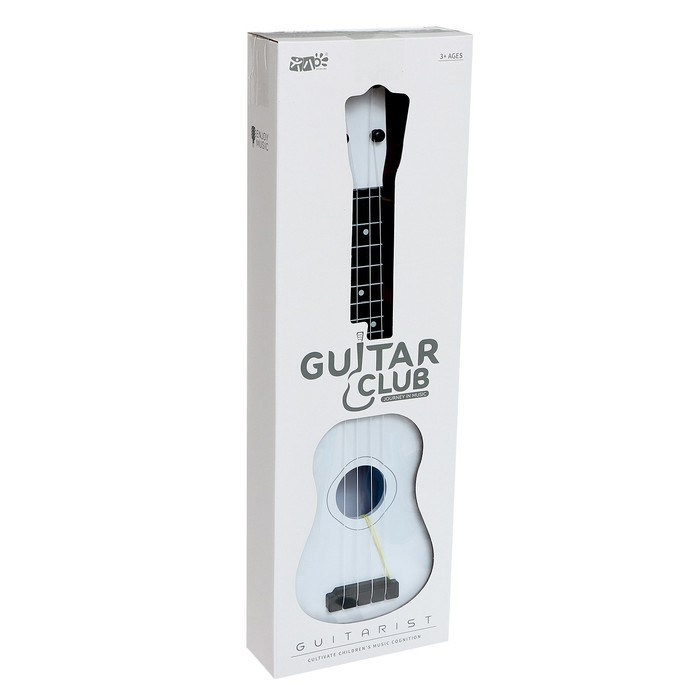 Игрушка музыкальная - гитара «Стиль», 4 струны, 57 см., цвет белый - фото 6 - id-p211524403