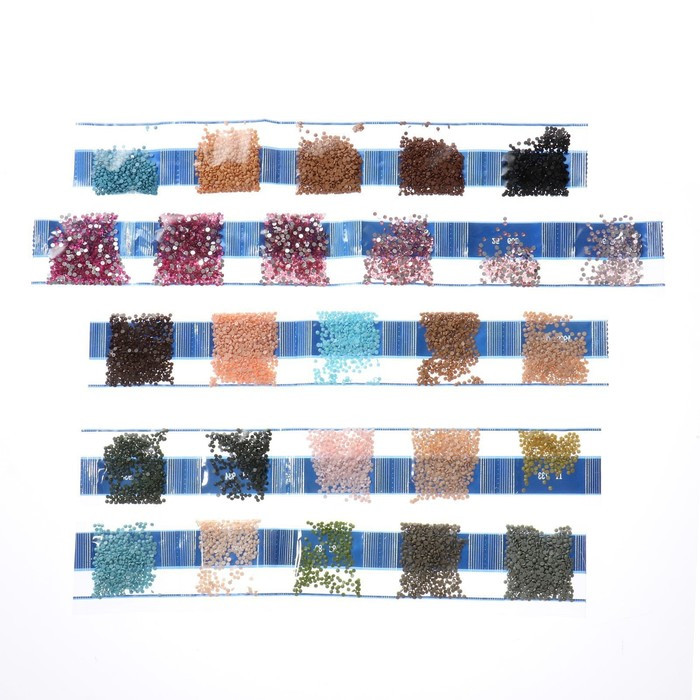 Алмазная мозаика с полным заполнением «Пионы» 20х30 см - фото 4 - id-p211526229