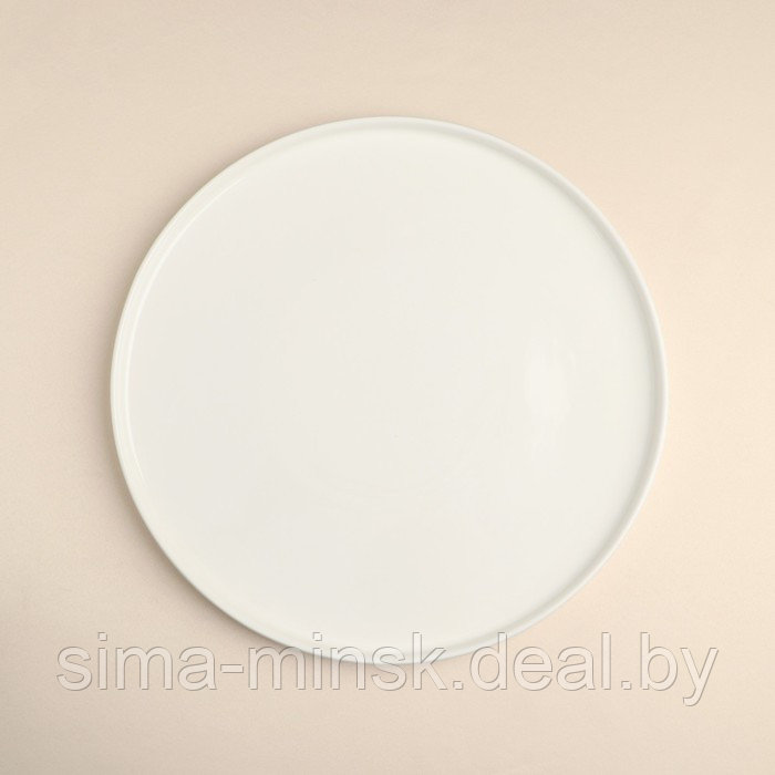 Тарелка «Sola», d=30 см, белая, фарфор - фото 2 - id-p211525419