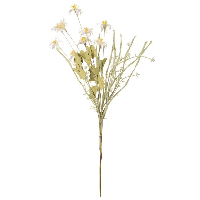 Цветок декоративный «Ромашка луговая», высота 60 см, цвет белый - фото 1 - id-p211526374