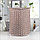 Корзина бельевая текстильная «Зигзаг», 35×35×45 см, цвет коричневый, фото 3