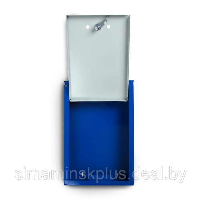Ящик почтовый с замком, вертикальный «Герб», синий - фото 3 - id-p211527416