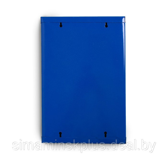 Ящик почтовый с замком, вертикальный «Герб», синий - фото 5 - id-p211527416