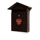Ящик почтовый с замком, вертикальный, «Домик-Элит», коричневый, фото 5