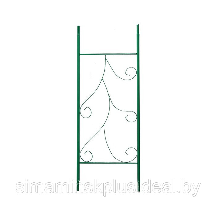 Арка садовая, разборная, 240 × 120 × 36.5 см, металл, зелёная, «Веточка» - фото 2 - id-p211529185