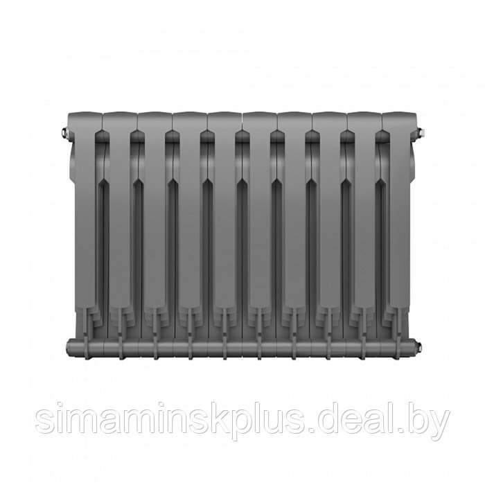 Радиатор биметаллический Royal Thermo BiLiner new/Silver Satin, 500 x 80 мм, 10 секций, хром - фото 3 - id-p211530461