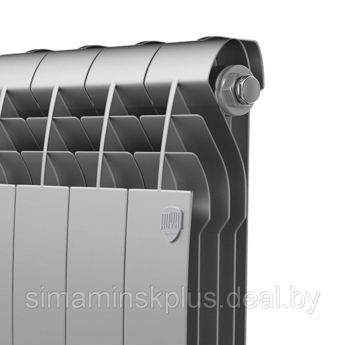 Радиатор биметаллический Royal Thermo BiLiner new/Silver Satin, 500 x 80 мм, 10 секций, хром - фото 4 - id-p211530461