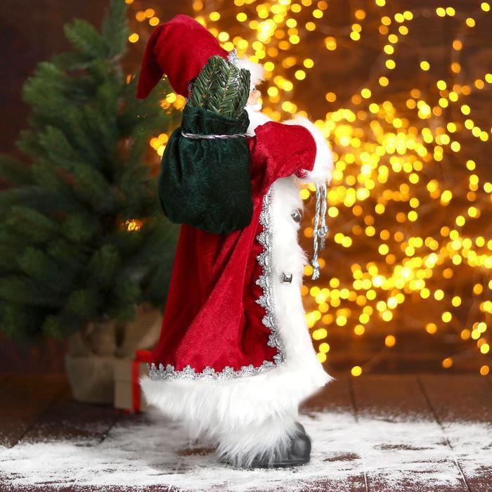 Дед Мороз "В красной шубке с новогодним венком" 24х45 см - фото 4 - id-p211524591